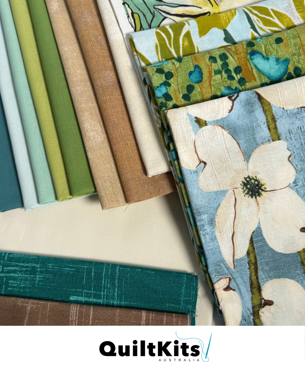 Clamshell Quilt Kit - Throw - Magnolia Lane