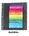 Entwined Quilt Kit - Batik Rainbow Complete Kit