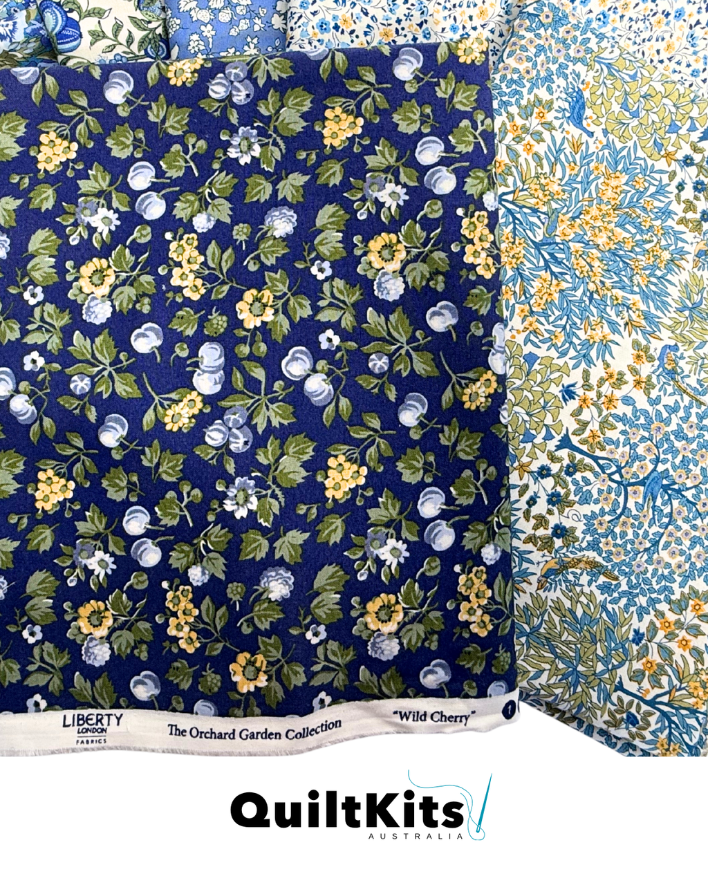 Easy Strip Complete Quilt Kit - Throw - Liberty Blues