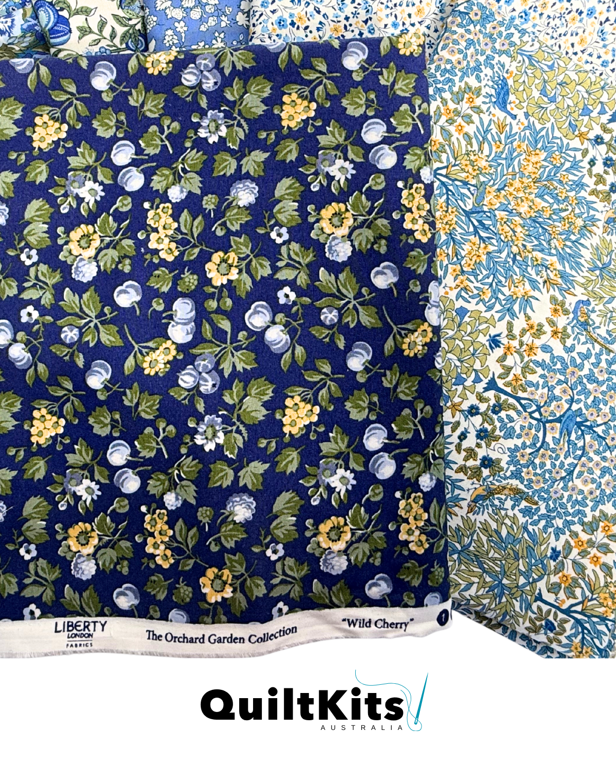 Easy Strip Complete Quilt Kit - Throw - Liberty Blues