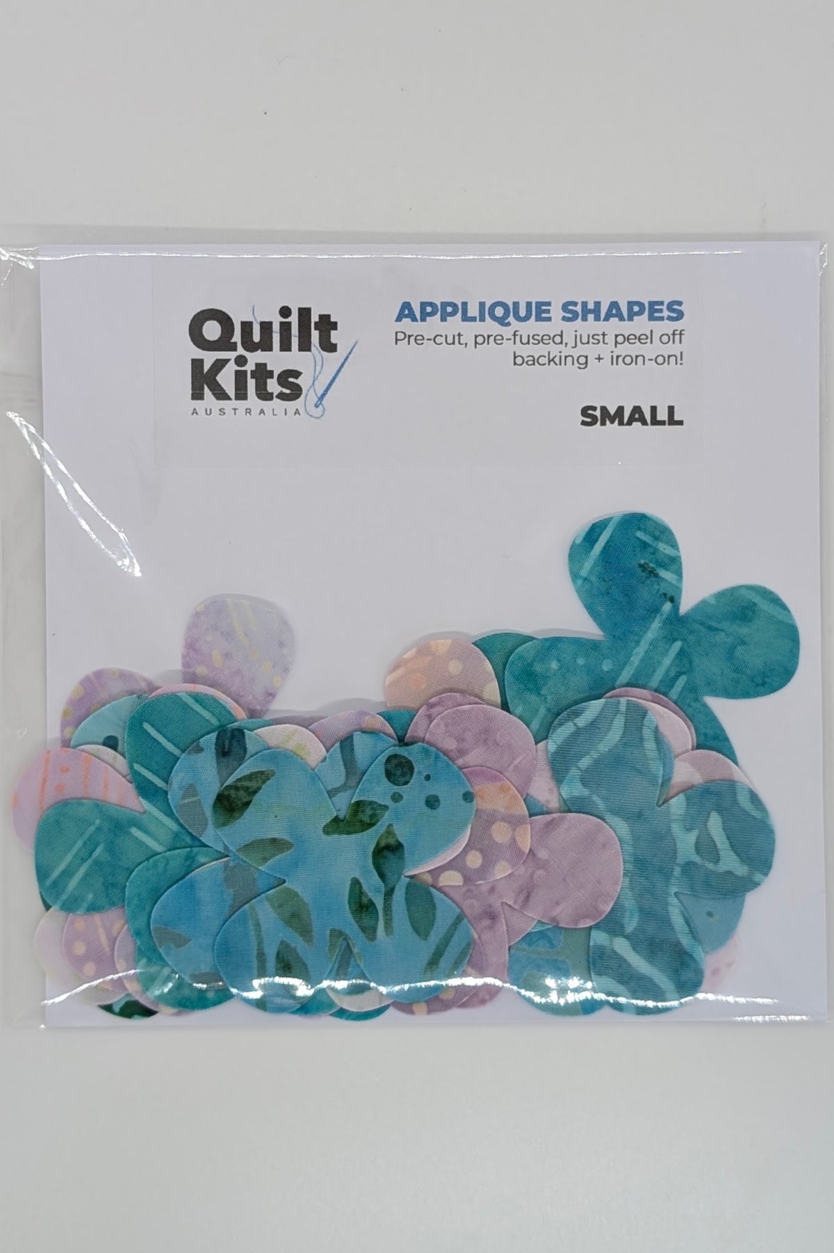 Pre-fused Applique Flowers - Small - Batik