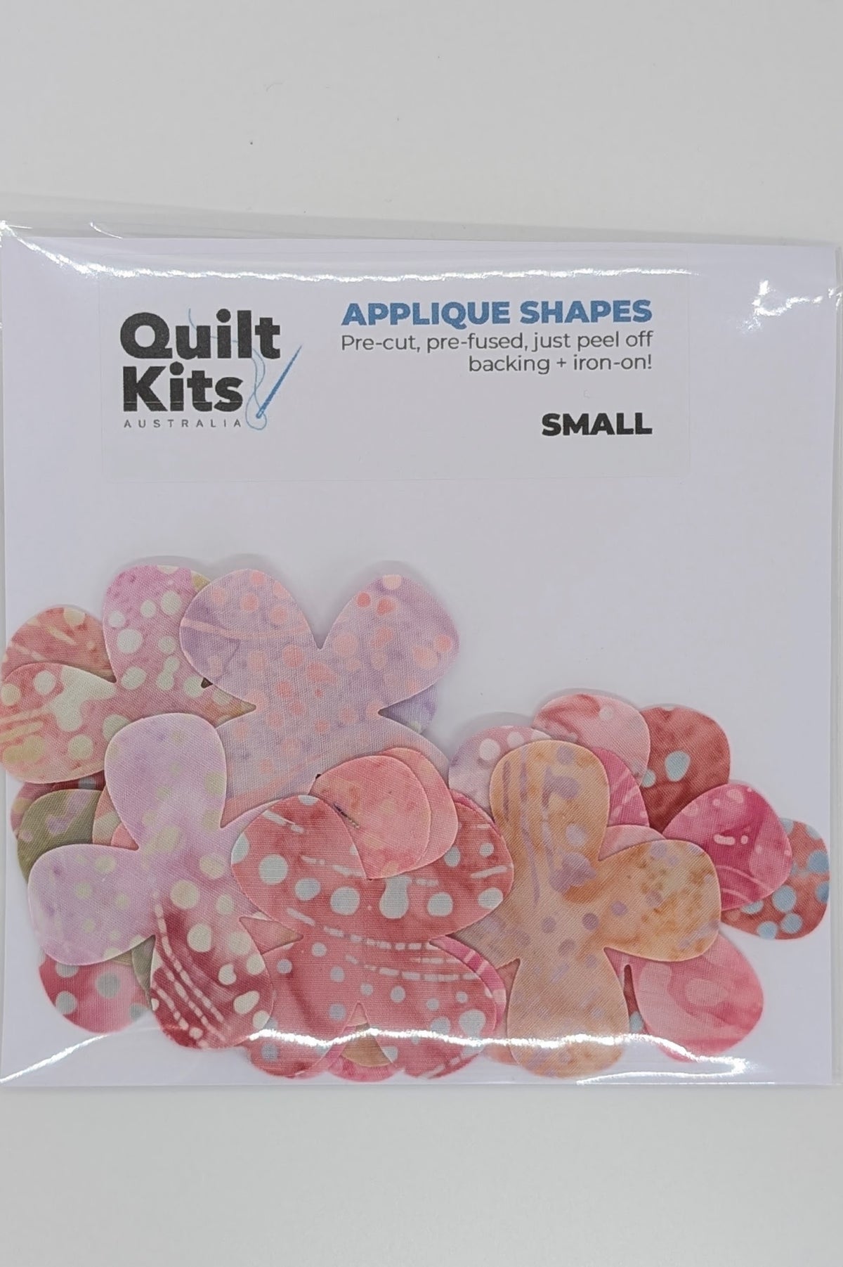 Pre-fused Applique Flowers - Small - Batik
