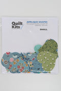 Applique Hearts Teal - Small