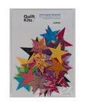 Pre-fused Applique Stars - Large - Batik
