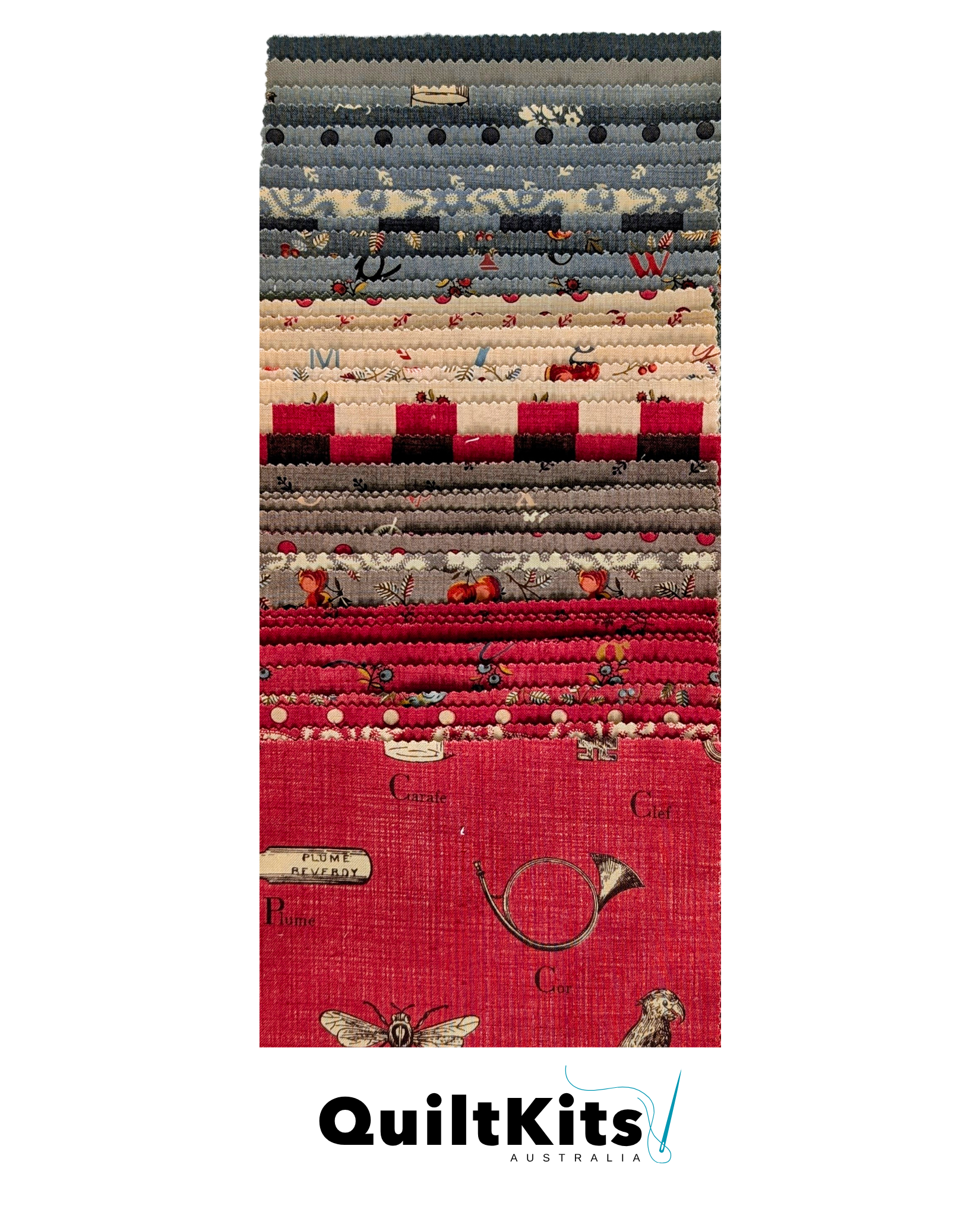 Easy Block Quilt Kit - French General Complete Kit