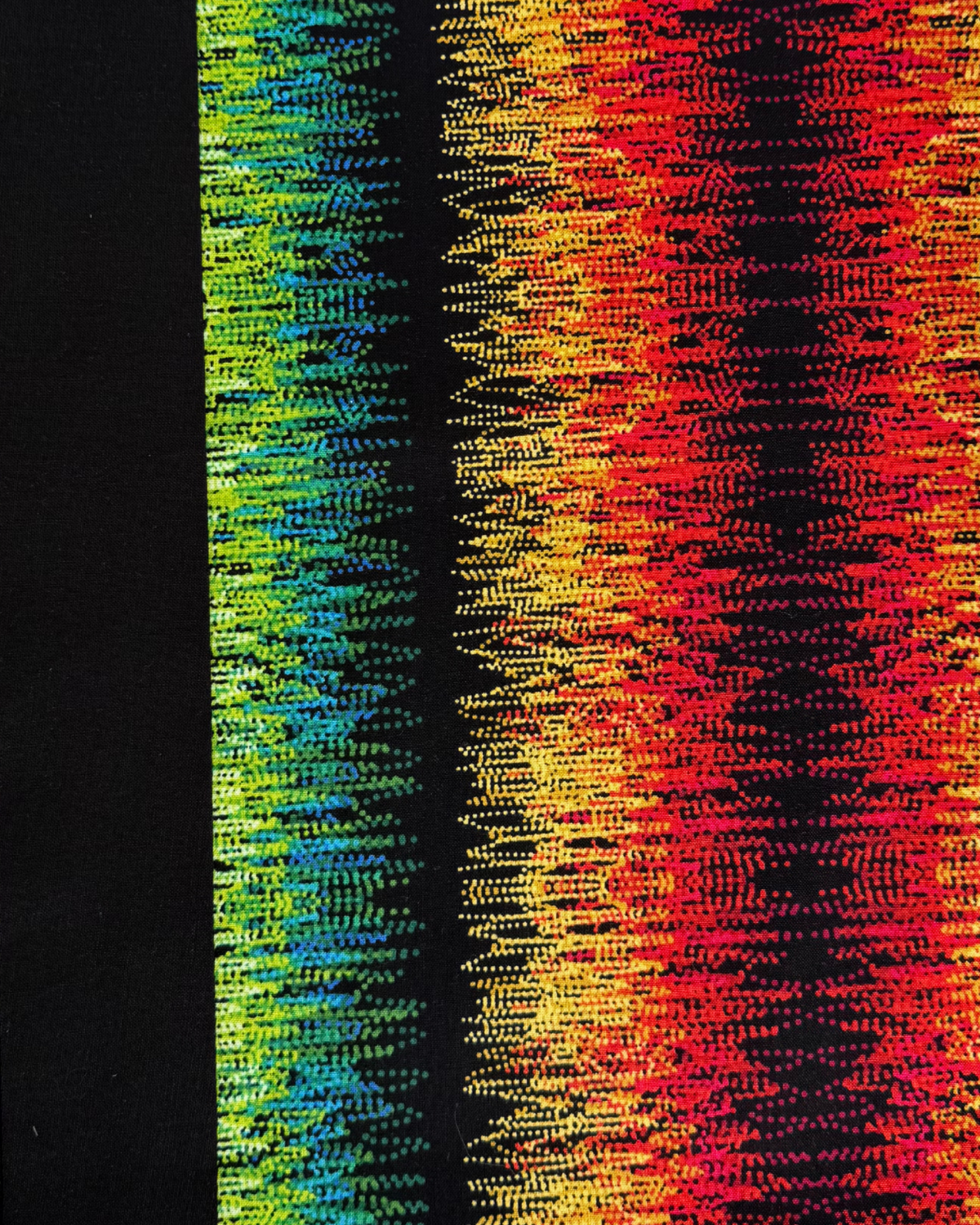 Entwined Complete Quilt Kit - Batik Rainbow