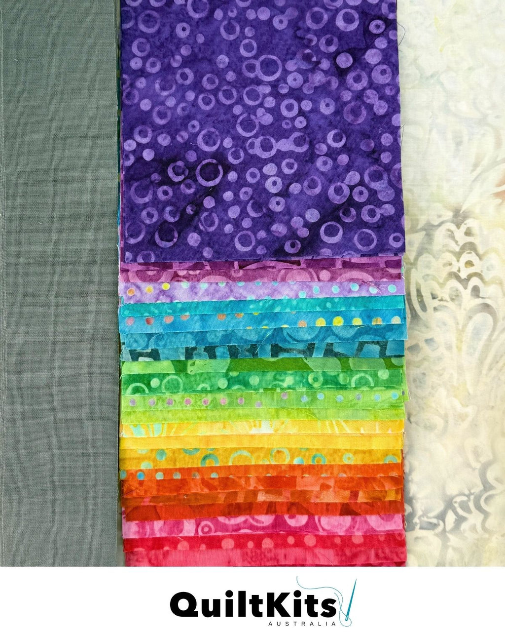 Easy Block Quilt Kit - Batik Complete Kit