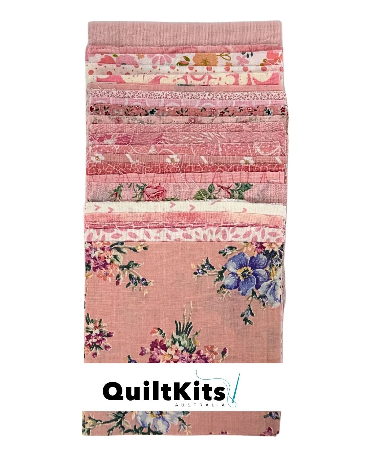 Easy Block Quilt Kit - Pink Complete Kit