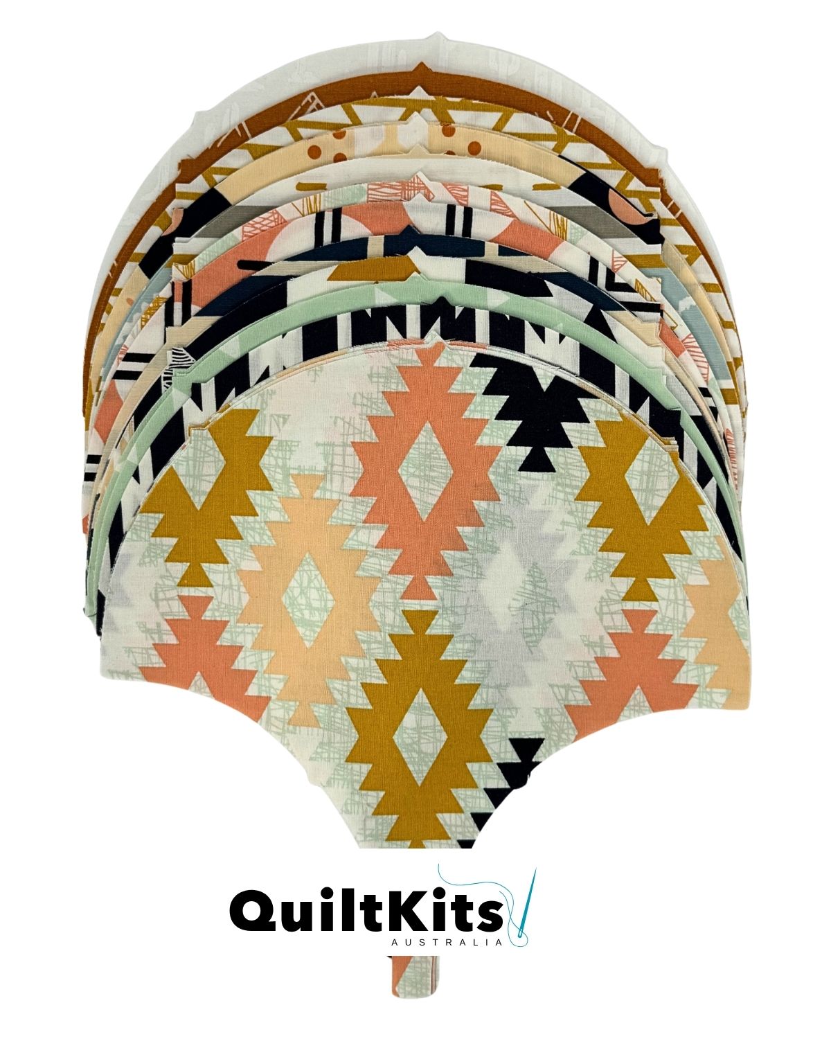 Clamshell Quilt Kit - Throw - Arizona Complete Kit