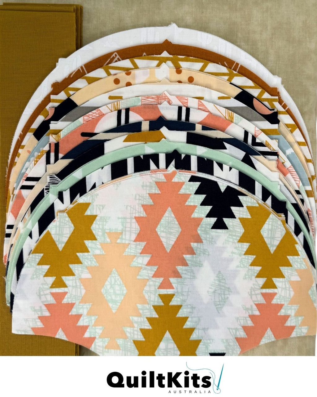 Clamshell Quilt Kit - Throw - Arizona Complete Kit