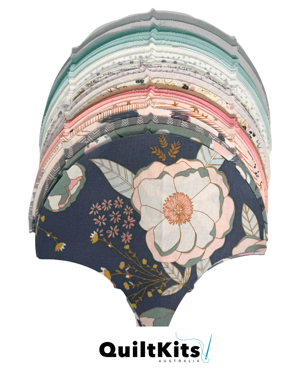 Clamshell Quilt Kit - Small - Sparkler Fusion