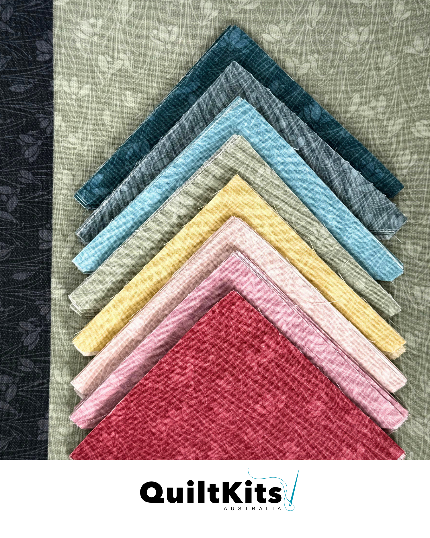 Triangle Complete Quilt Kit - Liberty