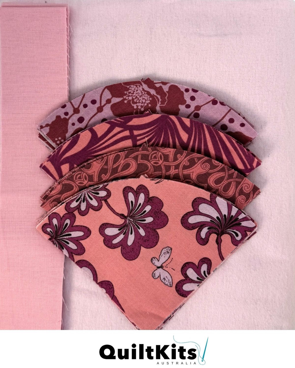 Lush Quilt Kit - Small - Pinks Complete Kit