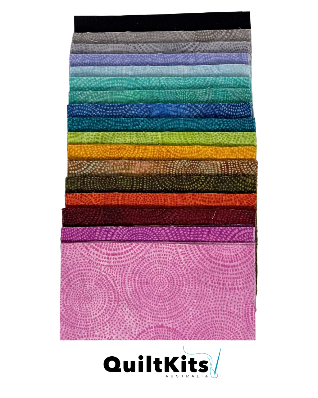 Entwined Complete Quilt Kit - Radiance Rainbow