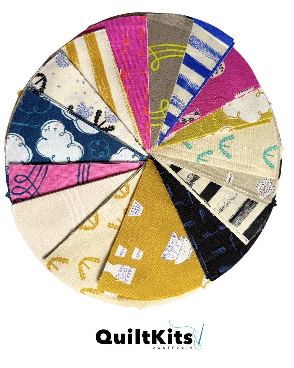 Lush Complete Quilt Kit - Throw - Zephyr