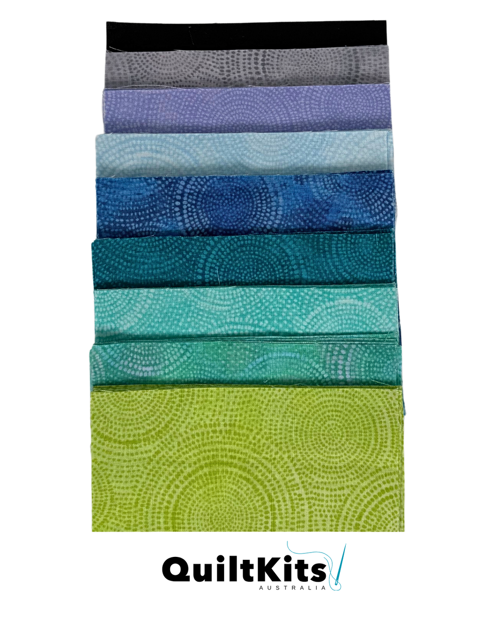 Entwined Complete Quilt Kit - Radiance Cool