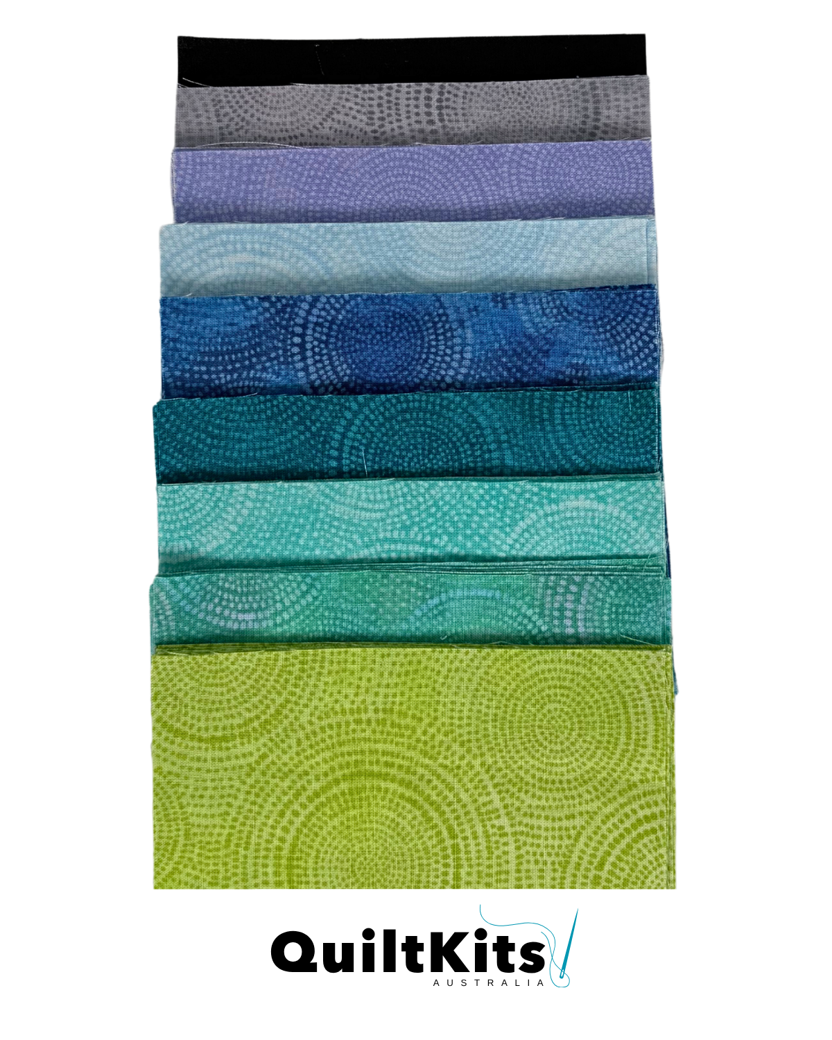 Entwined Complete Quilt Kit - Radiance Cool