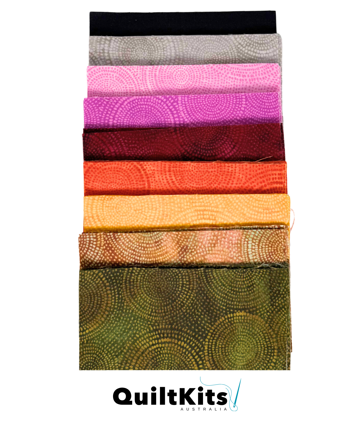 Entwined Complete Quilt Kit - Radiance Orange