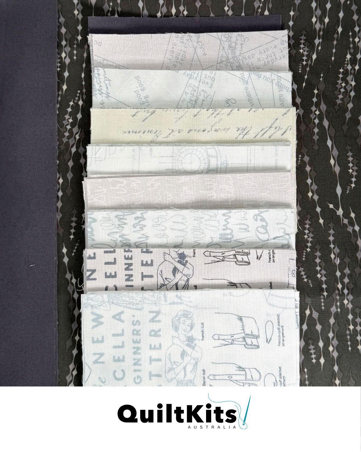 Entwined Complete Quilt Kit - Zen Chic Low Volume