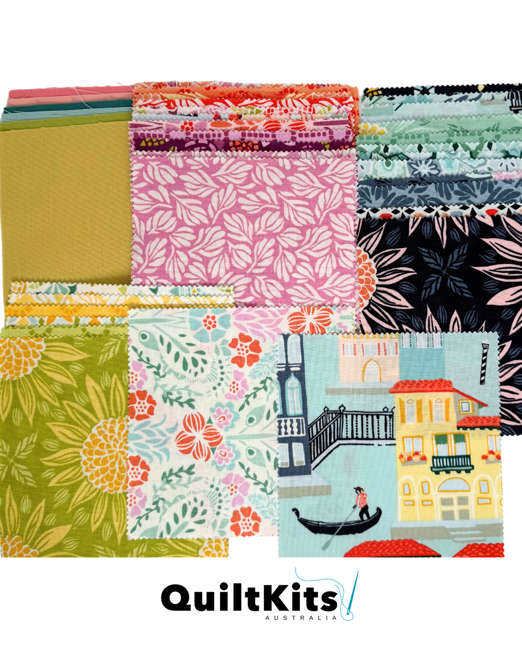Easy Block Complete Quilt Kit - Grand Canal