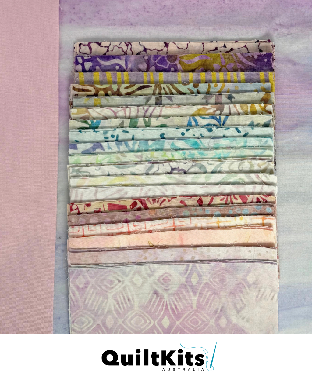 Easy Strip Complete Quilt Kit - Throw - Batik