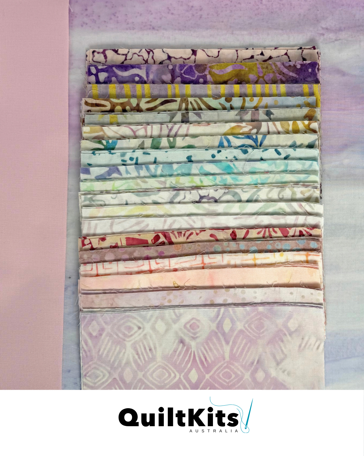 Easy Strip Complete Quilt Kit - Throw - Batik
