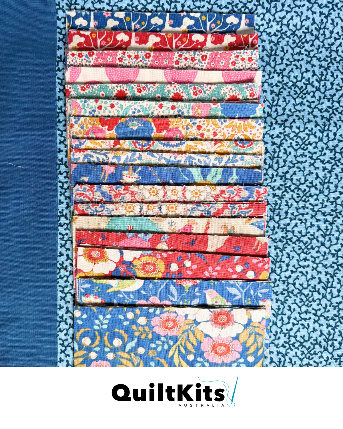 Easy Strip Complete Quilt Kit - Throw - Tilda Jubilee