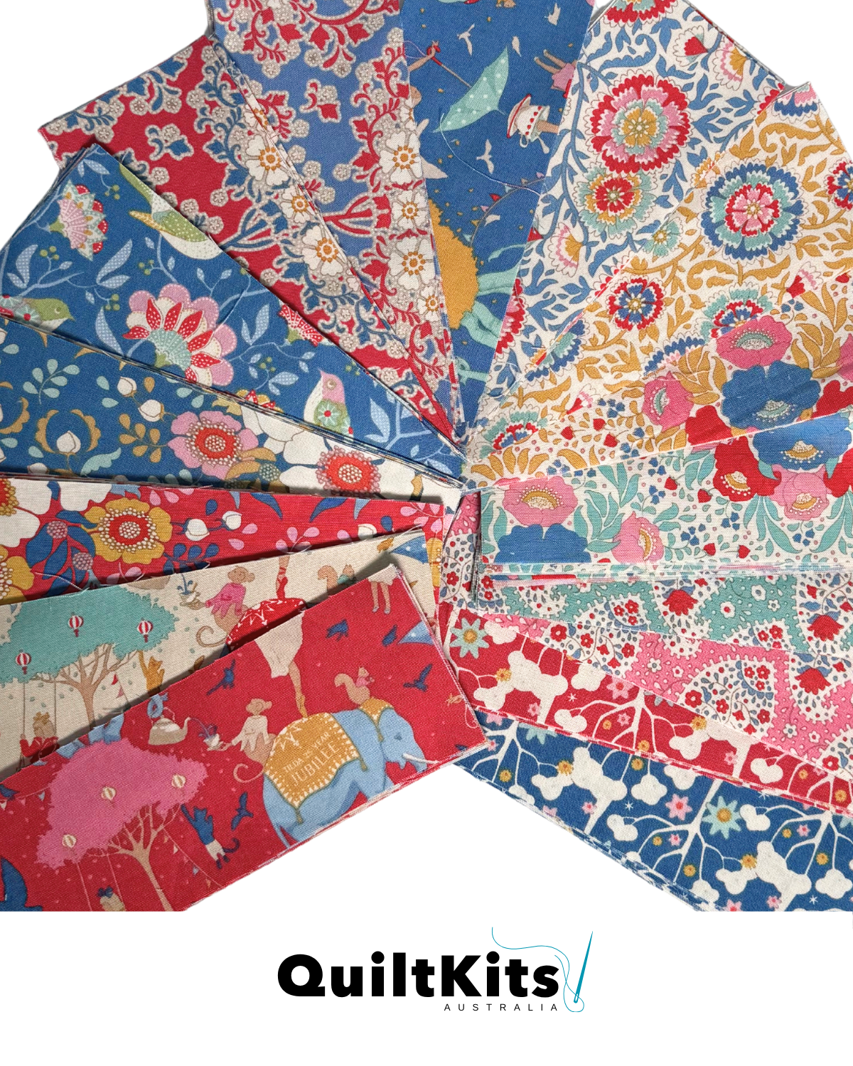 Easy Strip Quilt Kit - Throw - Tilda Jubilee