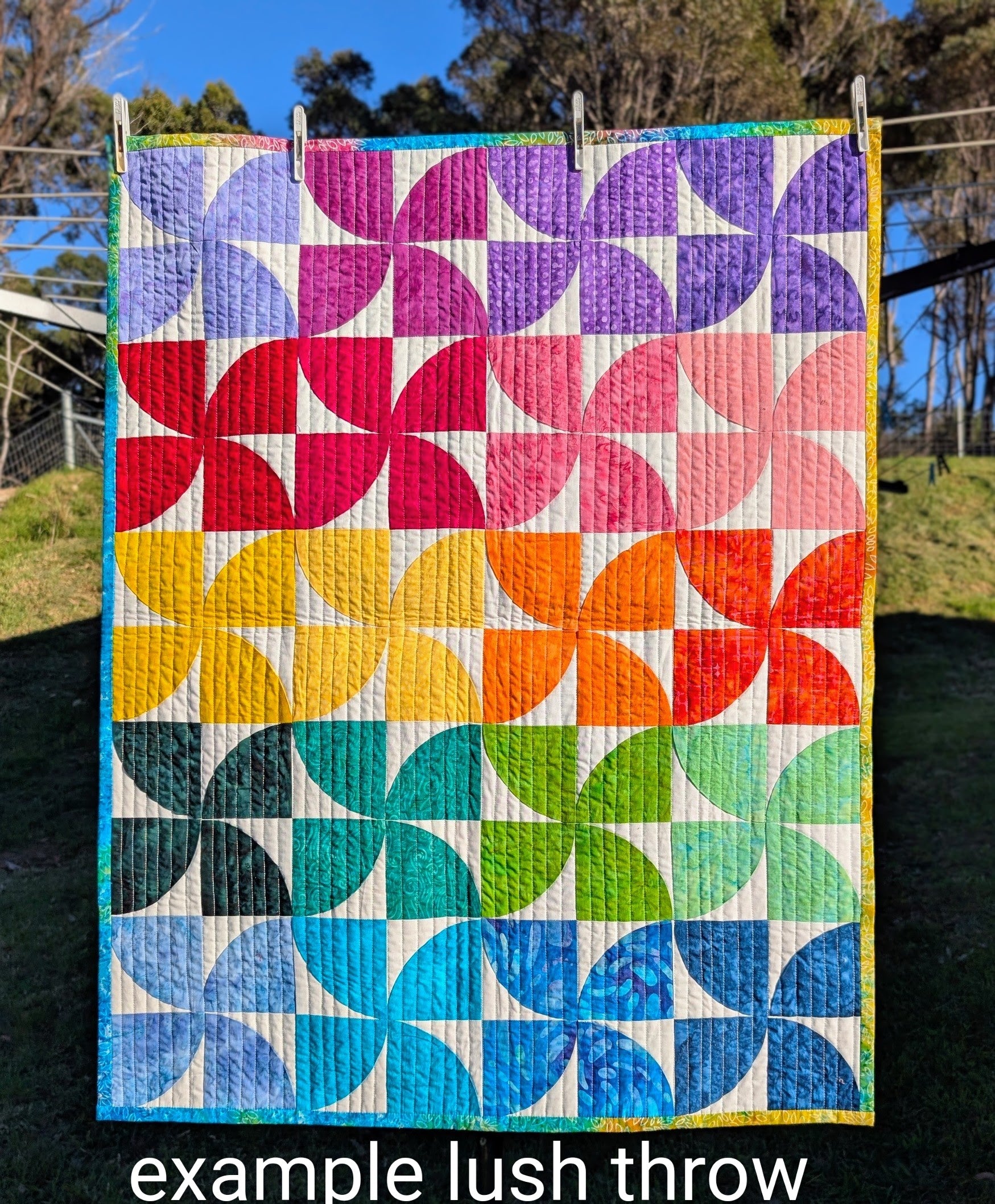 Lush Quilt Kit - Throw - Batik