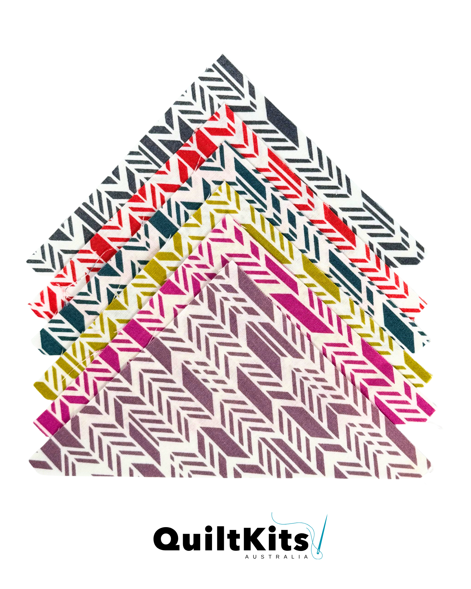 NEW Triangle Quilt Kit - Alison Glass Feathers