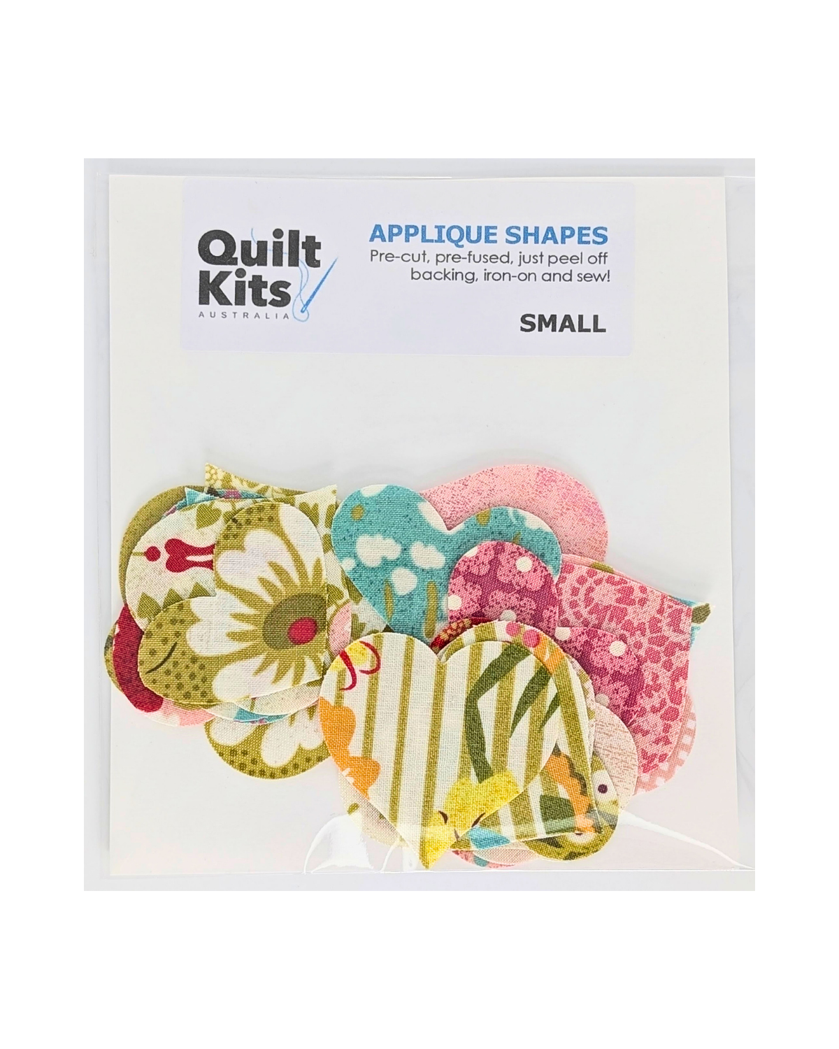 Pre-fused Applique Hearts - Small - Hello Luscious A
