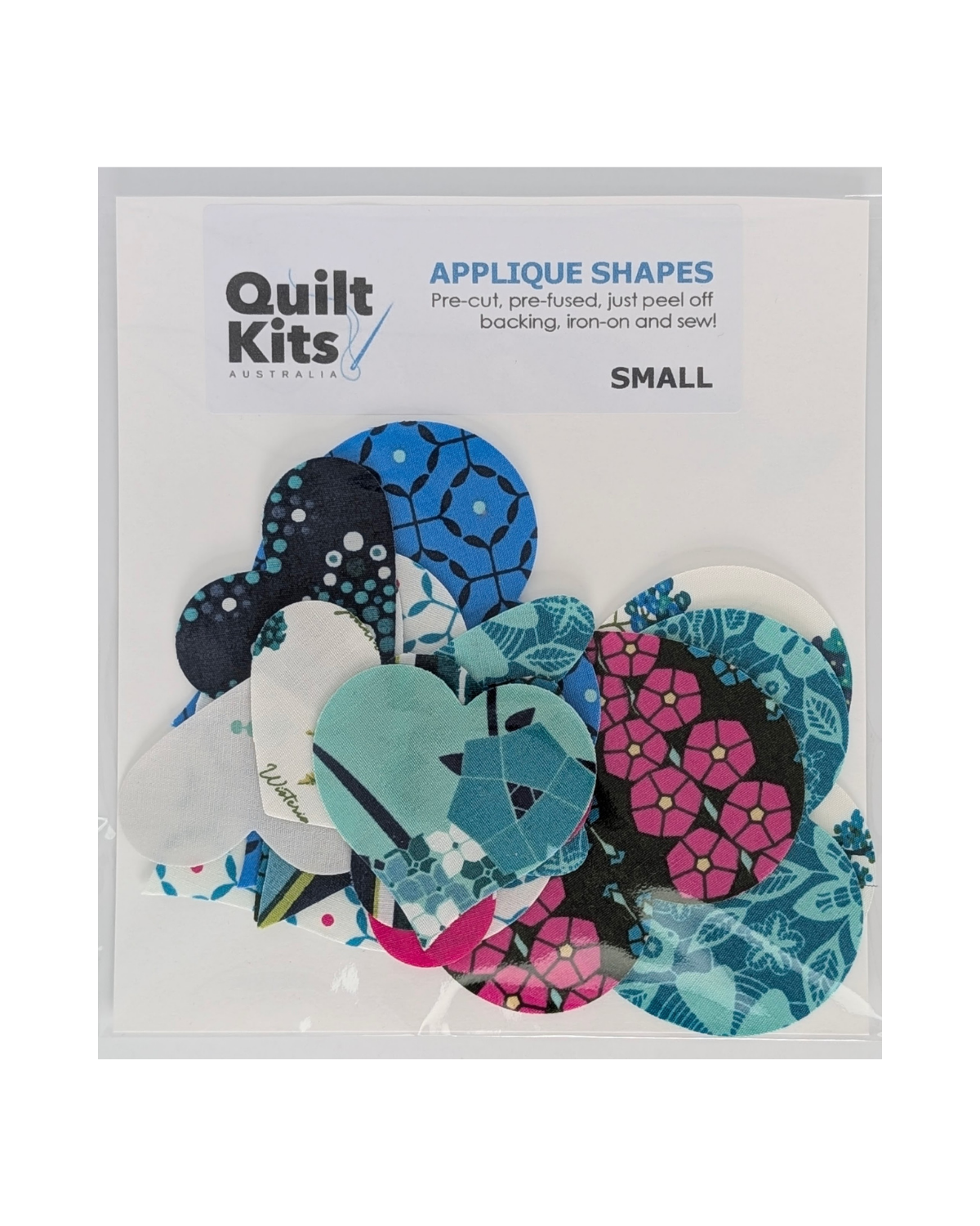 Pre-fused Applique Hearts - Small - Loved to Pieces A