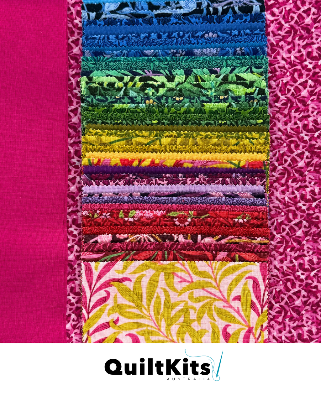 Easy Block Complete Quilt Kit - The Morris Jewels