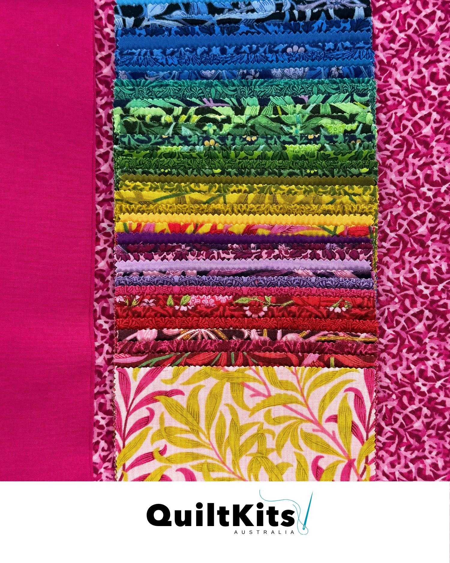 Easy Block Complete Quilt Kit - The Morris Jewels