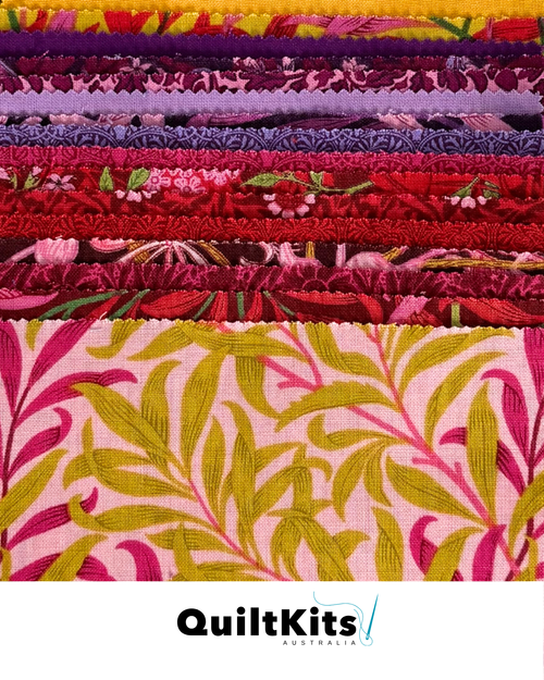 Easy Block Complete Quilt Kit - The Morris Jewels