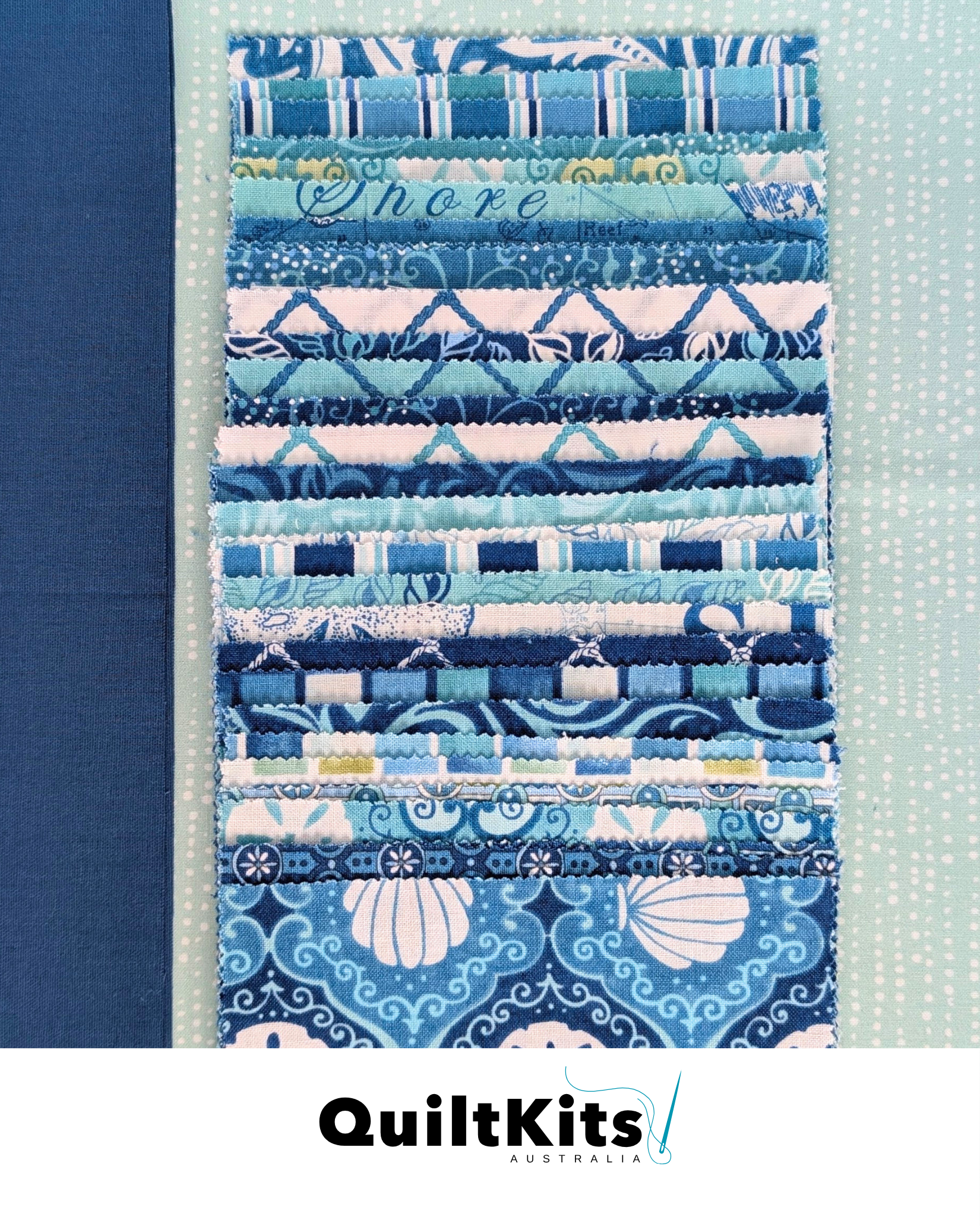 Easy Block Quilt Kit - Seascape Complete Kit