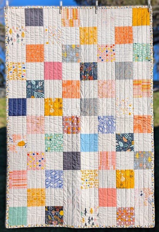 Easy Block Quilt Kit - Smokescreen