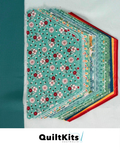 Hexie Complete Quilt Kit - Lori Holt Teal