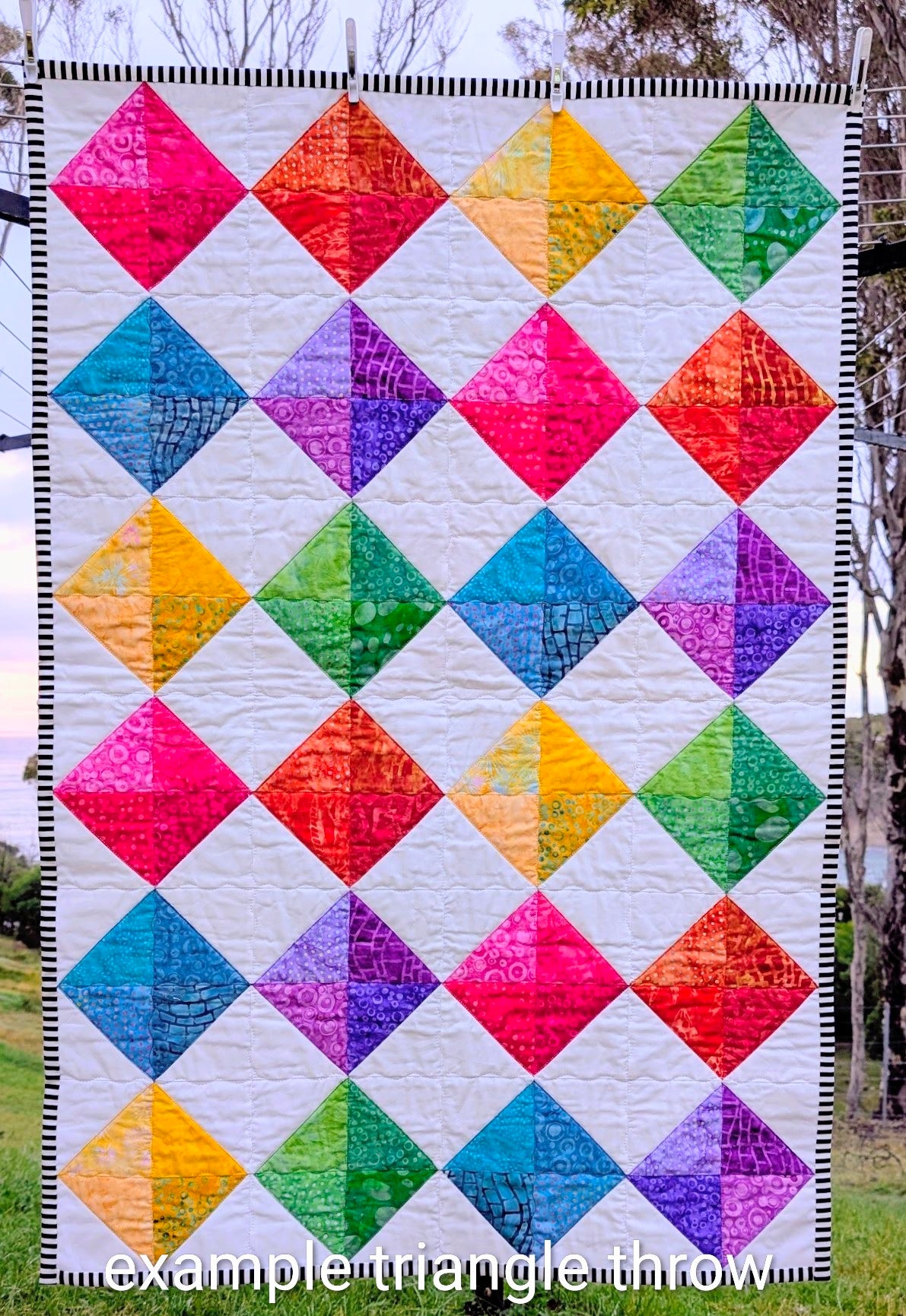 Triangle Quilt Kit - Cosmo Complete Kit