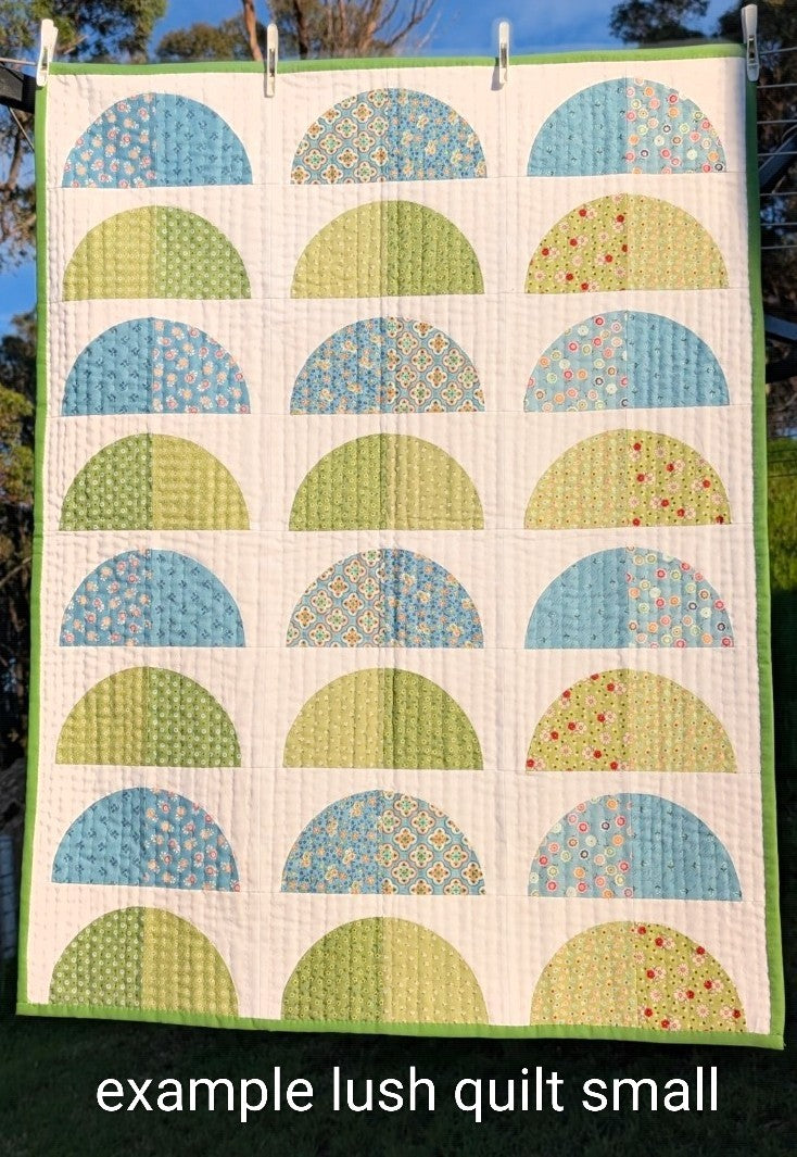 Lush Quilt Kit - Small - Pinks Complete Kit