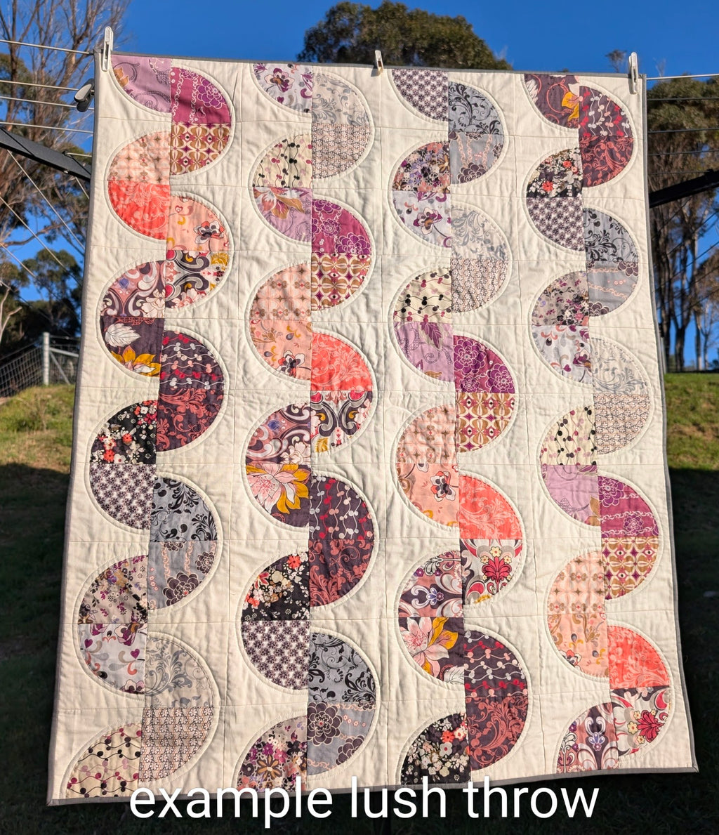 Lush Quilt Kit - Throw - Batik