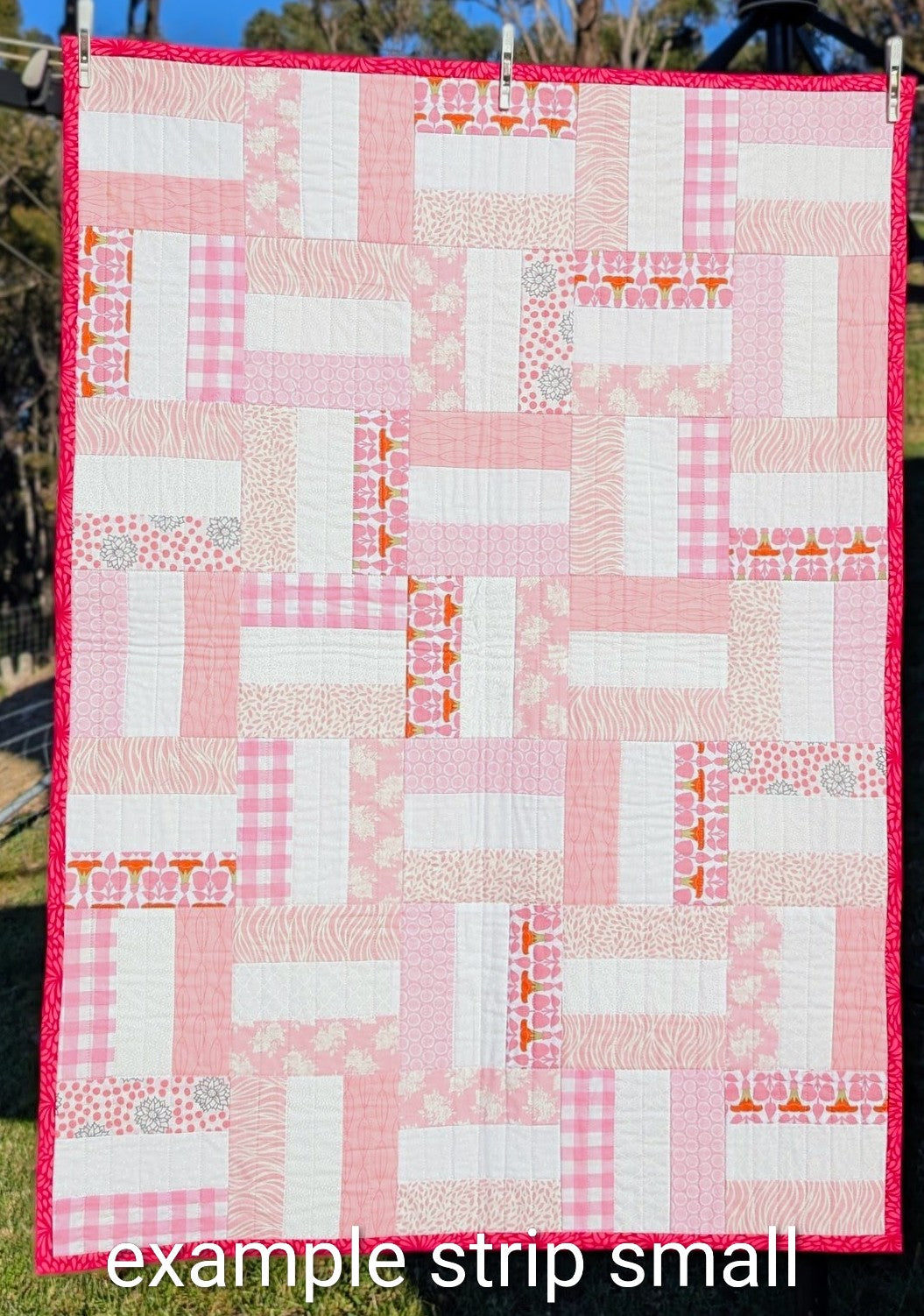 Easy Strip Quilt Kit - Small - Batik Complete Kit