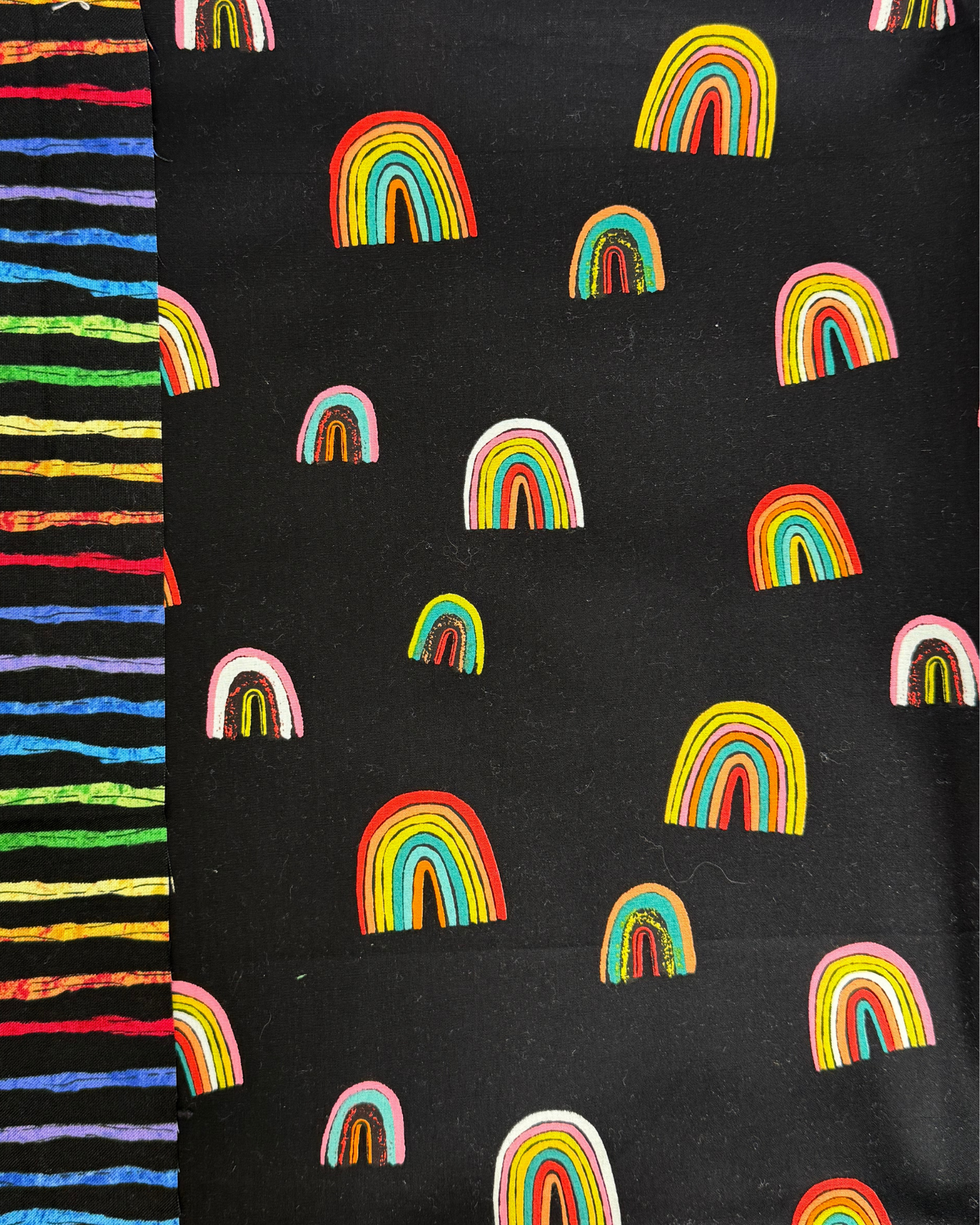 Lush Compete Quilt Kit - Throw - Batik Rainbow
