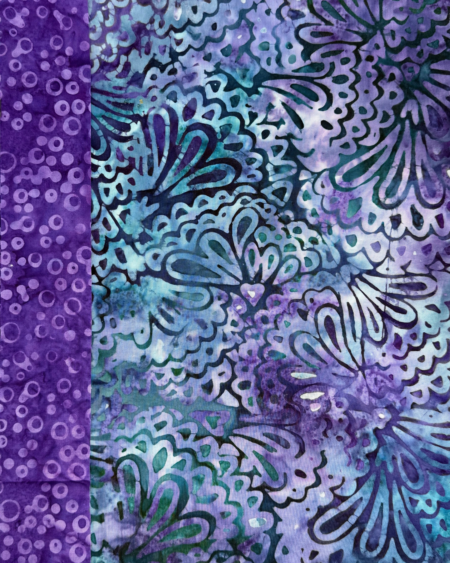 Lush Compete Quilt Kit - Throw - Batik Rainbow