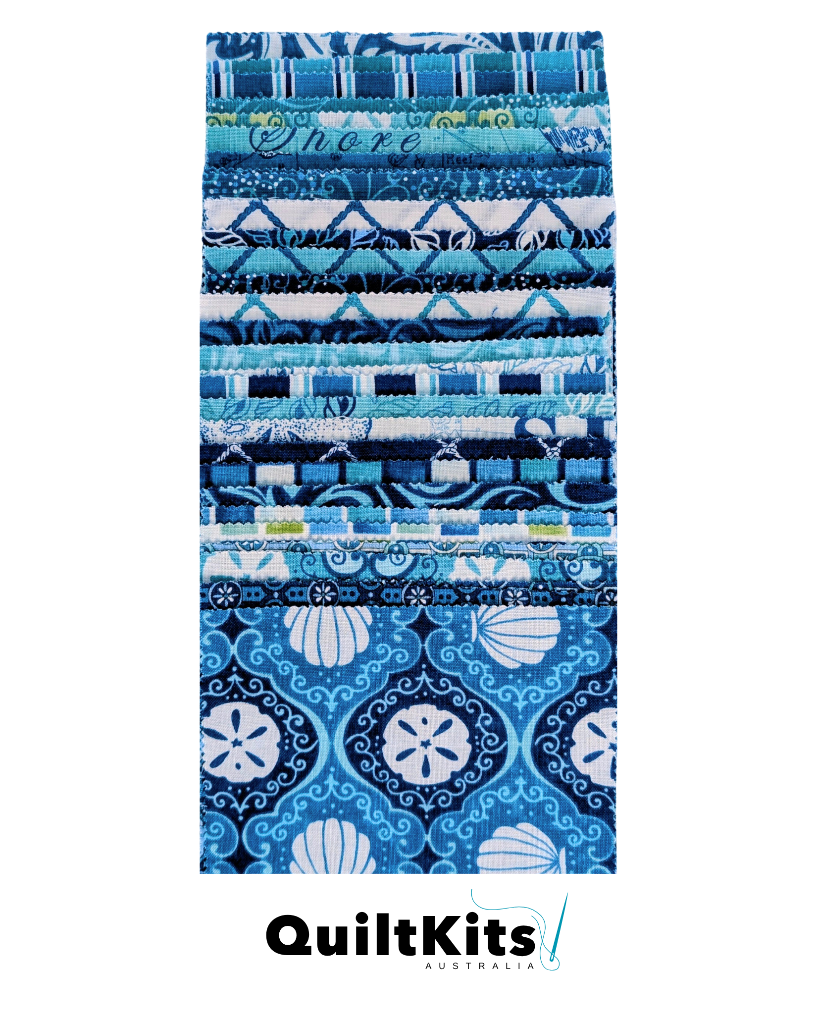 Easy Block Quilt Kit - Seascape Complete Kit