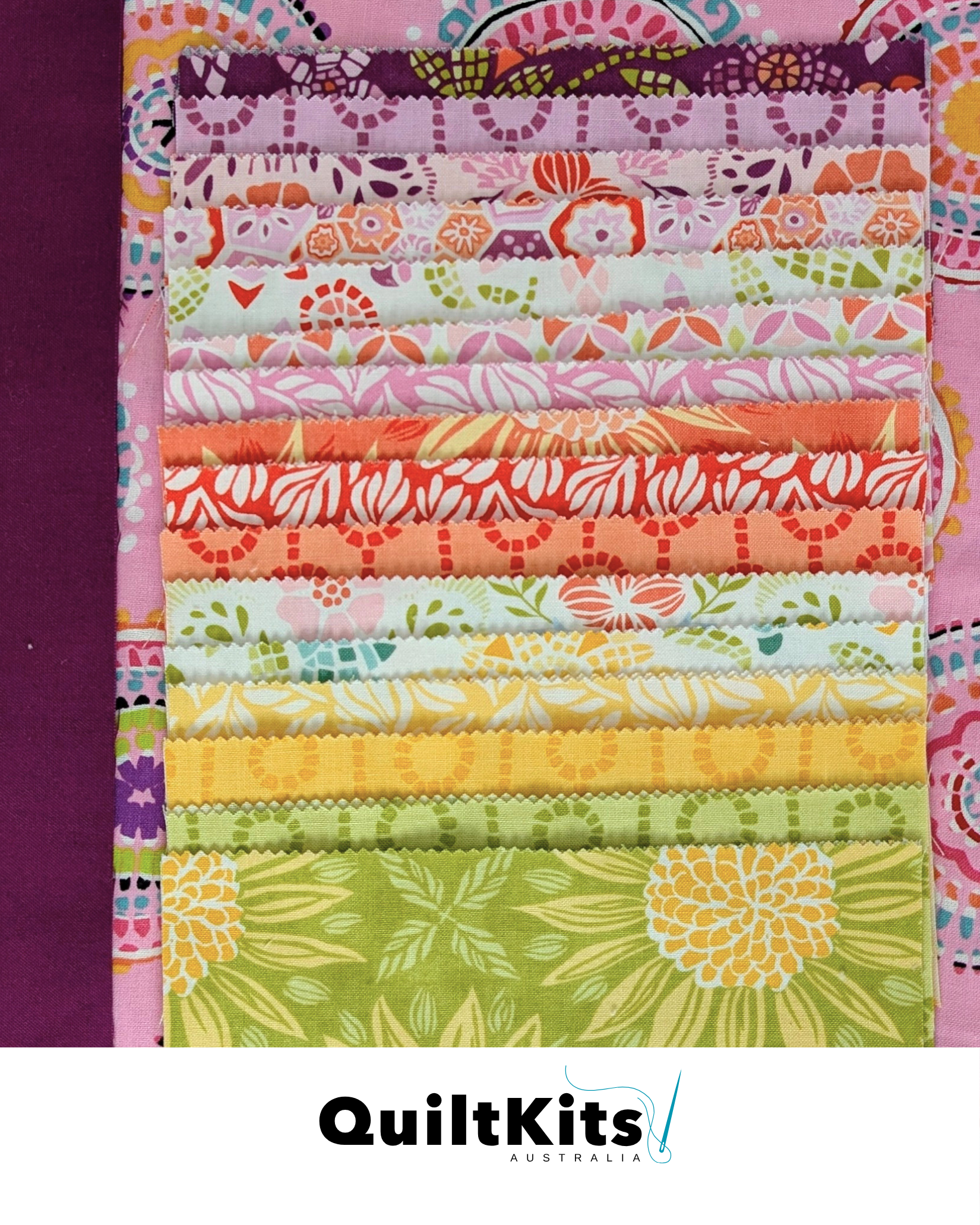 Easy Strip Quilt Kit - Throw - Grand Canal Complete Kit