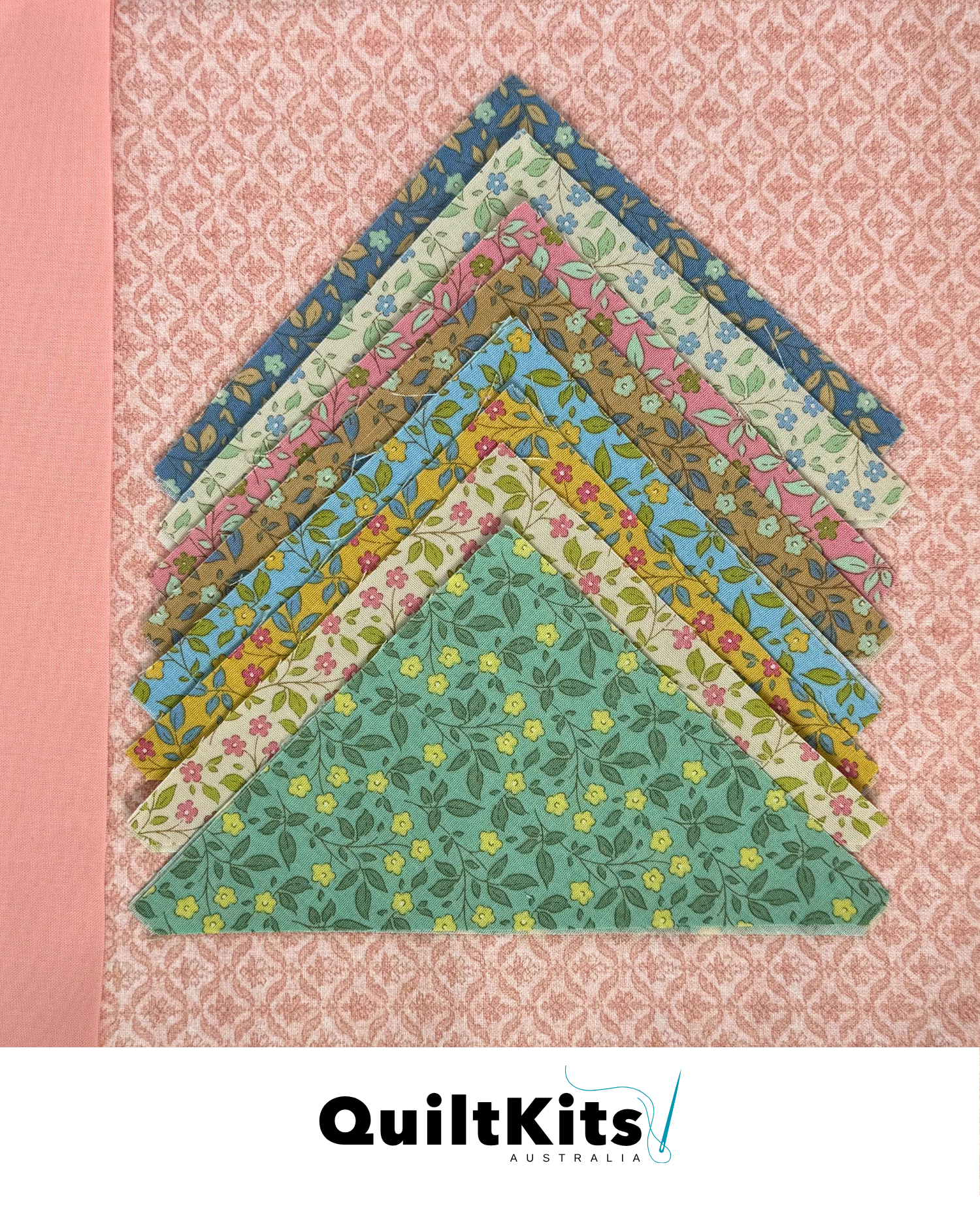 Triangle Complete Quilt Kit - Tilda Sunday Brunch