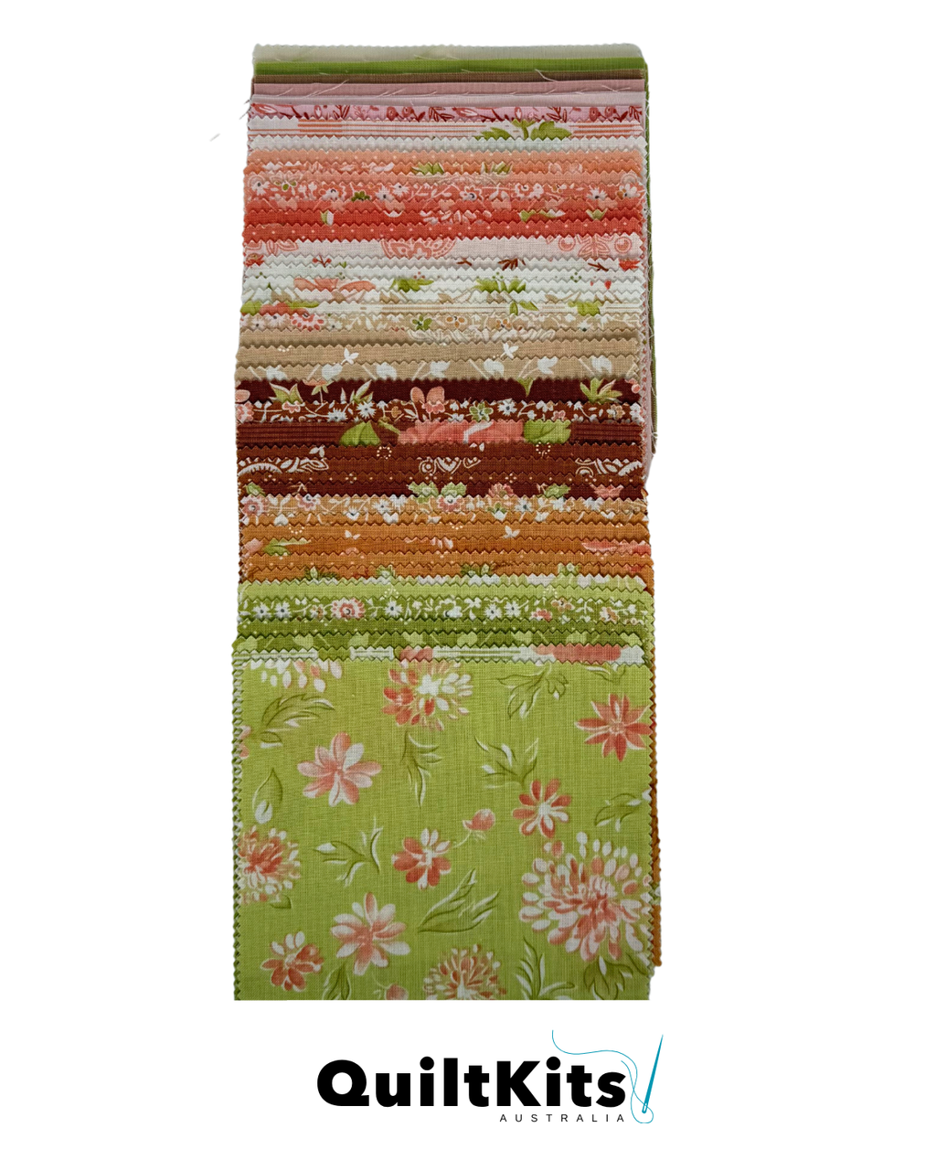 Easy Block Complete Quilt Kit - Cinnamon & Cream
