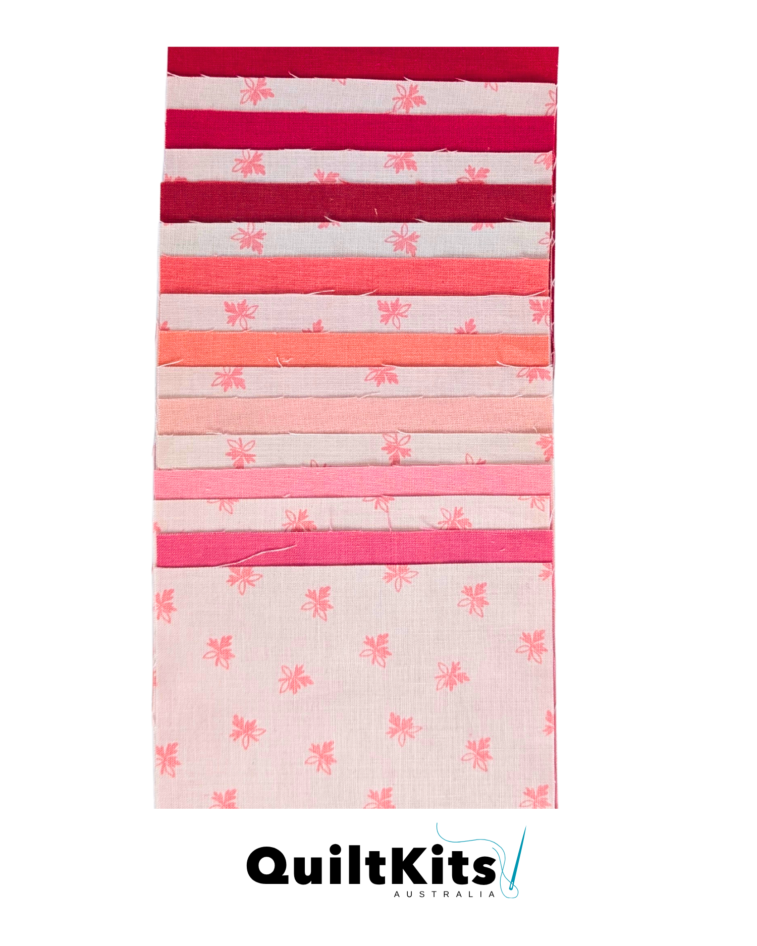 Easy Block Quilt Kit - Lori Holt Pink