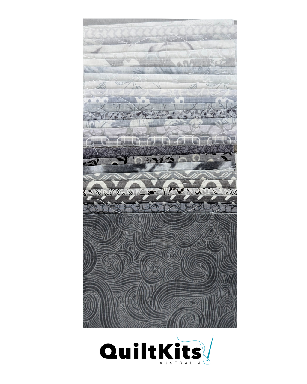 Easy Block Quilt Kit - Smokescreen